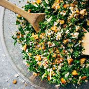 Toasted Bread and Parmesan Kale Salad